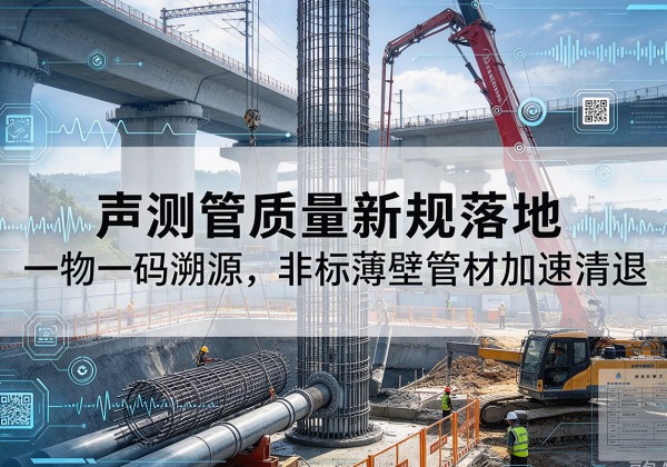 大兴区声测管质量新规落地，一物一码溯源，非标薄壁管材加速清退
