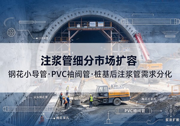 大兴区注浆管细分市场扩容，隧道钢花小导管、PVC 袖阀管、桩基后注浆管需求分化